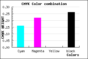 #9E92BC color CMYK mixer