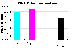 #9E97CF color CMYK mixer
