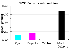 #9E9AA8 color CMYK mixer