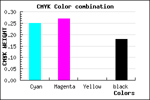 #9E9AD2 color CMYK mixer