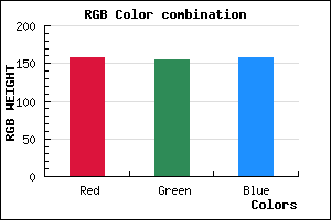 rgb background color #9E9B9D mixer
