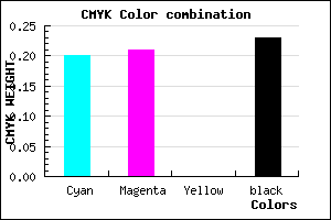 #9E9BC5 color CMYK mixer