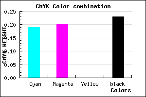 #9E9CC4 color CMYK mixer