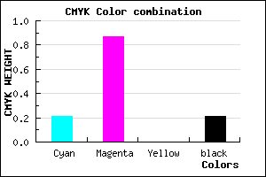 #9E1BC9 color CMYK mixer