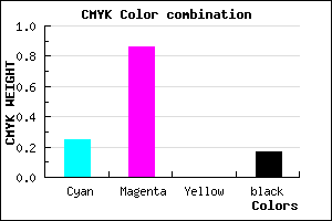 #9E1DD3 color CMYK mixer