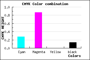 #9E1DDC color CMYK mixer