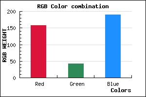 rgb background color #9E2BBE mixer