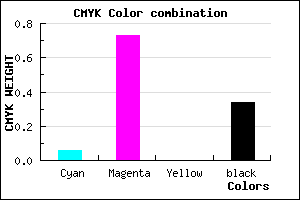#9E2EA8 color CMYK mixer