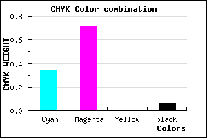 #9E44F0 color CMYK mixer