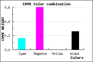 #9E4BBD color CMYK mixer