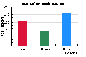 rgb background color #9E5BCF mixer