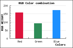 rgb background color #9E5CAC mixer