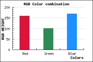 rgb background color #9F65A9 mixer