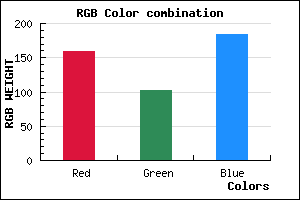rgb background color #9F66B8 mixer