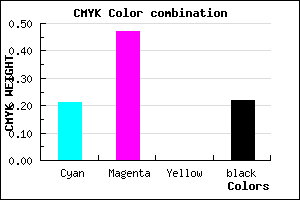 #9F6AC8 color CMYK mixer