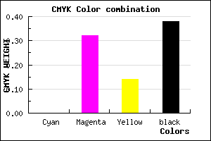 #9F6C88 color CMYK mixer