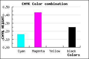 #9F6CBE color CMYK mixer