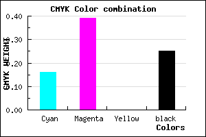 #9F74BE color CMYK mixer