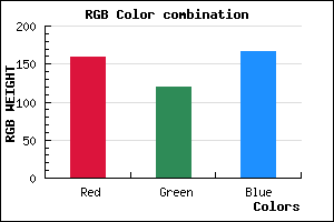 rgb background color #9F78A6 mixer