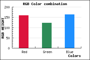 rgb background color #9F7BA3 mixer