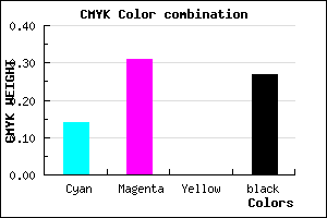 #9F7FB9 color CMYK mixer