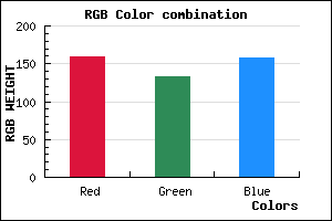 rgb background color #9F859E mixer