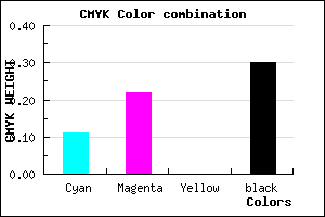 #9F8AB2 color CMYK mixer