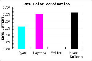 #9F8DBD color CMYK mixer