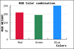 rgb background color #9F90C8 mixer