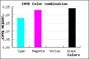#9F95C1 color CMYK mixer