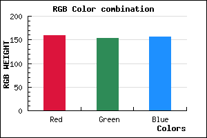 rgb background color #9F999C mixer