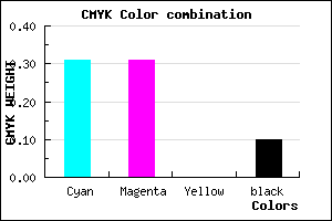 #9F9EE6 color CMYK mixer