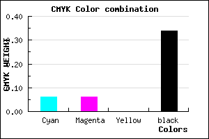 #9F9FA9 color CMYK mixer