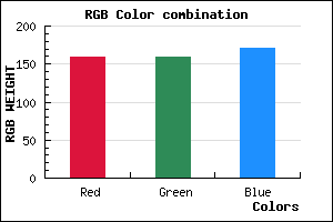 rgb background color #9F9FAB mixer