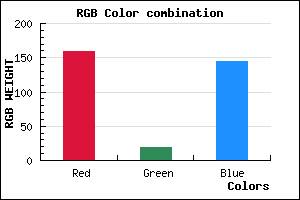 rgb background color #9F1390 mixer