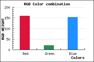 rgb background color #9F1499 mixer