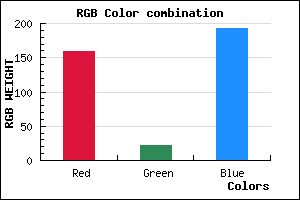 rgb background color #9F16C0 mixer