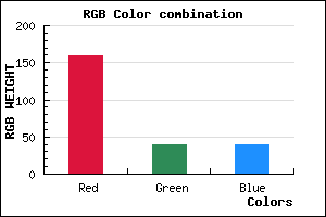 rgb background color #9F2727 mixer