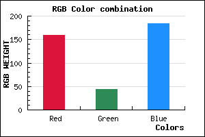 rgb background color #9F2CB8 mixer