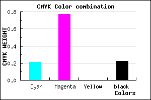 #9F2EC8 color CMYK mixer