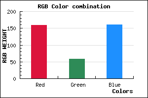rgb background color #9F3AA0 mixer