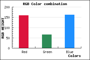 rgb background color #9F42A2 mixer