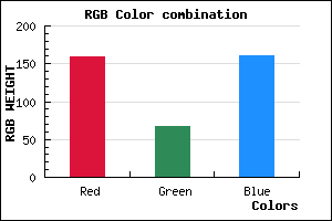 rgb background color #9F43A1 mixer