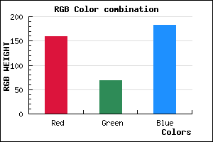 rgb background color #9F44B6 mixer