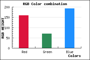 rgb background color #9F46C0 mixer