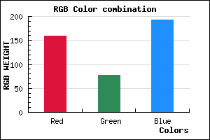 rgb background color #9F4DC1 mixer