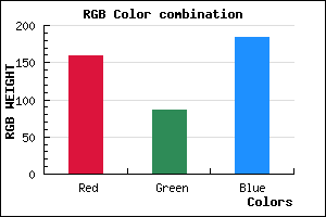 rgb background color #9F56B8 mixer