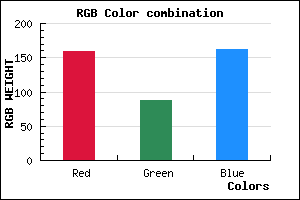 rgb background color #9F58A2 mixer