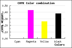 #9F5A75 color CMYK mixer