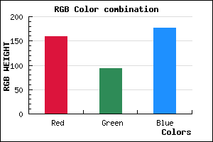 rgb background color #9F5DB1 mixer